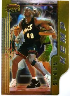SHAWN KEMP Diecut Print sign CHROME