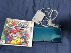 ニンテンドー3DS アクアブルー大乱闘スマッシュブラザーズカセット付き