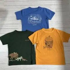 モンベル　tシャツ　120サイズ　3着セット