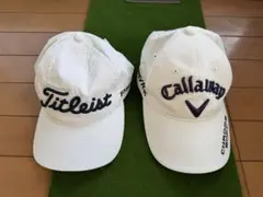 Titleist & Callaway ゴルフ用キャップ 2点セット