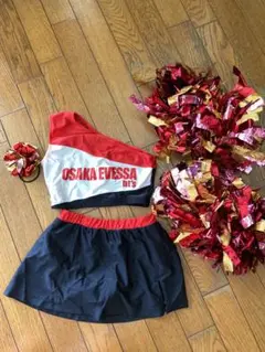 エベッサ　チアユニフォーム　セット Amazon.co.jp: [ダルマ] 大阪府 大阪産業大学付属高校チア