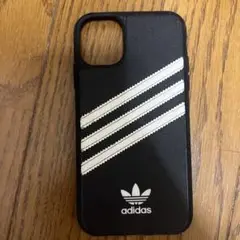adidas ブラック iPhoneケース