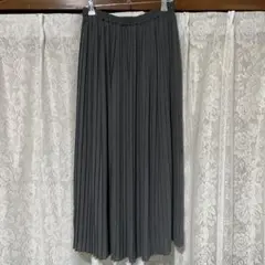 プリーツスカート　グレー