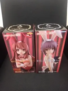 涼宮ハルヒの憂鬱　朝比奈みくる　長門有希　プライズフィギュア　バニー　まとめ売り