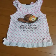 Dally RibbonTシャツ タンクトップ 120㎝