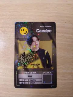 VCJ プレイヤーカード RIDDLE Caedyeホロサイン入り　入場特典