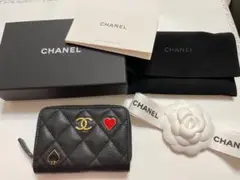 CHANEL シャネル ミニ財布 コインパース カードケース ブラック 黒 新品