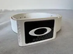 Oakley オークリー　ホワイト　 ベルト　ゴルフ　サイズフリー