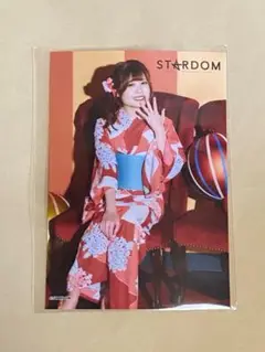 金屋あんね スターダム ランダム浴衣ブロマイド L版 ローソン STARDOM