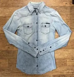DOLCE u0026GABBANA/ドルチェ&ガッバーナ ダメージ加工デニムシャツ