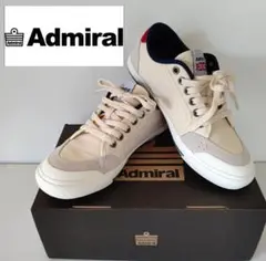 ほぼ新品！！　Admiral　アドミラル　スニーカー　23cm　トリコロール