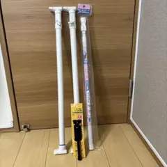 伸縮つっぱり棒　6本セット　つっぱりポール