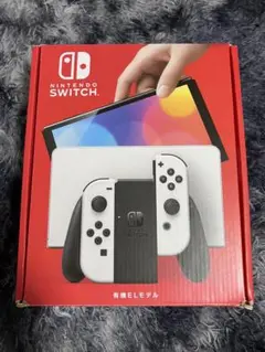 （ホリコン付）Nintendo Switch 有機ELモデル ホワイト/ブラック