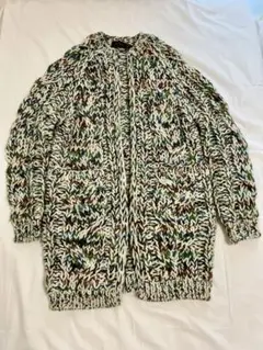 CABaN(キャバン) ミックスハンドニットセーターコート