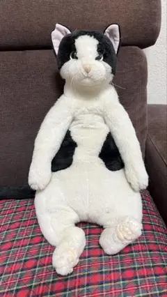 はっちゃん日記　ハチワレ猫　ぬいぐるみ