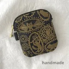 ミナペルホネン　手縫いハンドメイド　　ミニポーチ14