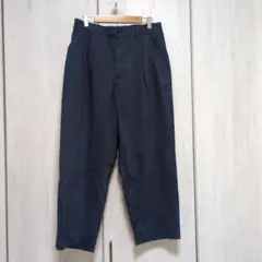 ライトオン　メンズ　ネイビー　ストレッチ　イージー　パンツ　М　ワイド