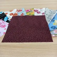 ★B974★ カットクロス/プリント生地/国産/25cm×25cm/10点