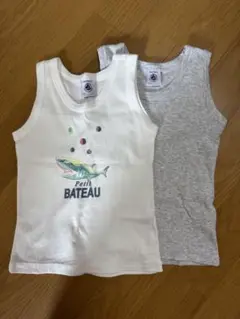 プチバトー　タンクトップ２枚セット　24m/86cm