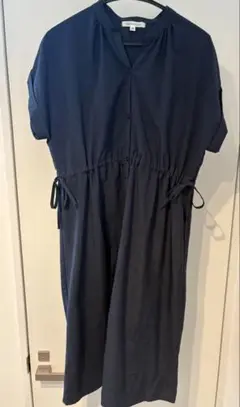 Madressstyle ダークネイビー 半袖マタニティワンピース Mサイズ