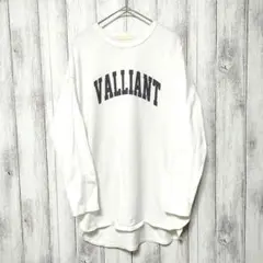 アースミュージックアンドエコロジー　(F)　ラウンドヘム　ロゴTシャツ