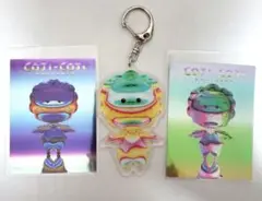 PARCO コジコジ トレーディングアクリルキーホルダーとステッカー2種