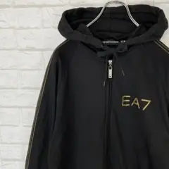 EMPORIO ARMANI EA7 アルマーニ ジップパーカー ブラック