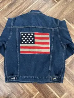 超美品 ディズニー デニムジャケット gジャン