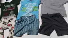 まとめ売りベビー服6点セット 80cm Tシャツ・ショートパンツ