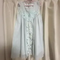 スプリットシフォンワンピース