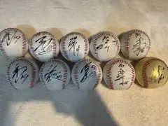 オリックスバファローズ 直筆サインボールセット