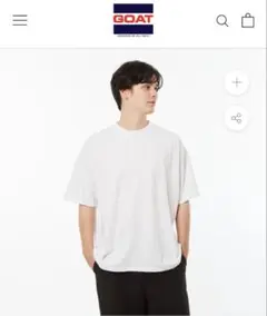【美品】GOAT 白Tシャツ