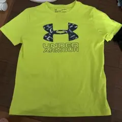 UNDER ARMOUR 蛍光イエロー TシャツYLG