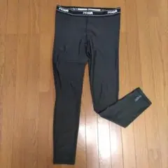 PRGR/プロギア　メンズウェア　インナーパンツ　アンダーパンツ　ロング　黒