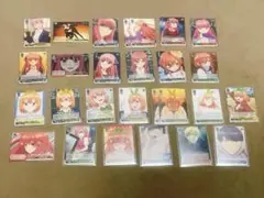 五等分の花嫁 ヴァイスシュヴァルツ 27枚セット