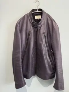マルジェラ　5 zip カーフ ライダース ハの字 margiela