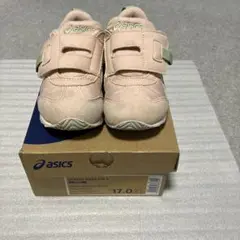 【匿名配送】asics スニーカー 17.0cm ピンク
