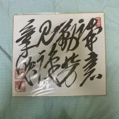書道作品 筆文字 約30cm x 30cm