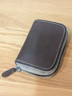 本革レザーコインケース ナチュラル サドルレザー