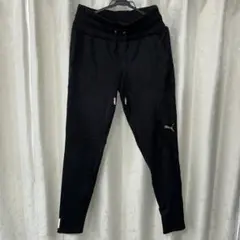 PUMA ブラック ジャージパンツ　レディースLサイズ