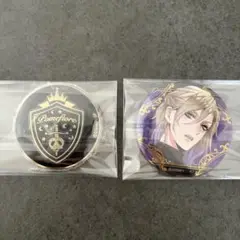 ツイステ　缶バッジ　ヴィル　ポムフィオーレ　缶バッジ　式典服　メタル缶バッジ