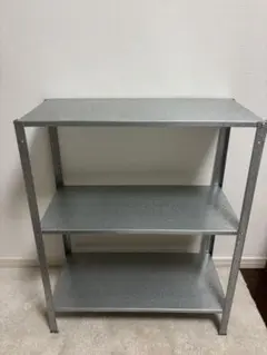 IKEA イケア HYLLIS ヒュッリス スチールラック 3段 シルバー