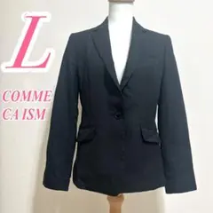 COMME CA ISM テーラードジャケット L ブラック　オフィスカジュアル