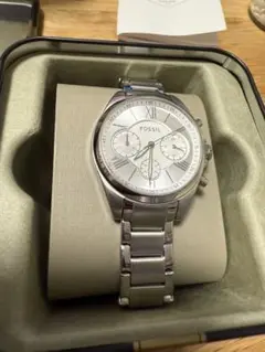 FOSSIL シルバー アナログ腕時計