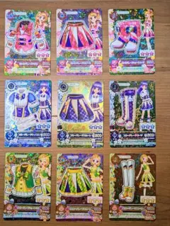 アイカツカード　パレードコーデ　大空あかり　氷上すみれ　　新条ひなき