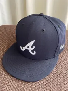 美品ニューエラ キャップNEW ERA 59FIFTY アトランタ・ブレーブス