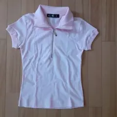 美品　ピンク　半袖シャツ　Sサイズ