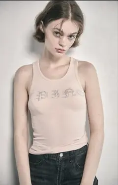 エピヌ　epine rhinestone tank top タンクトップ