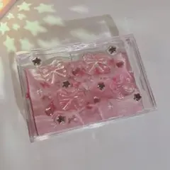 アクリル小物ケース　ミディアム　aromantic様　メッセージカードのセット