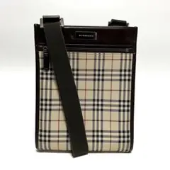 美品 バーバリー BURBERRY ノバチェック ショルダーバッグ 斜め掛け